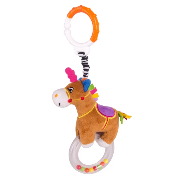 фото Игрушка подвеска для новорожденных лошадь лулу в цирке happy snail