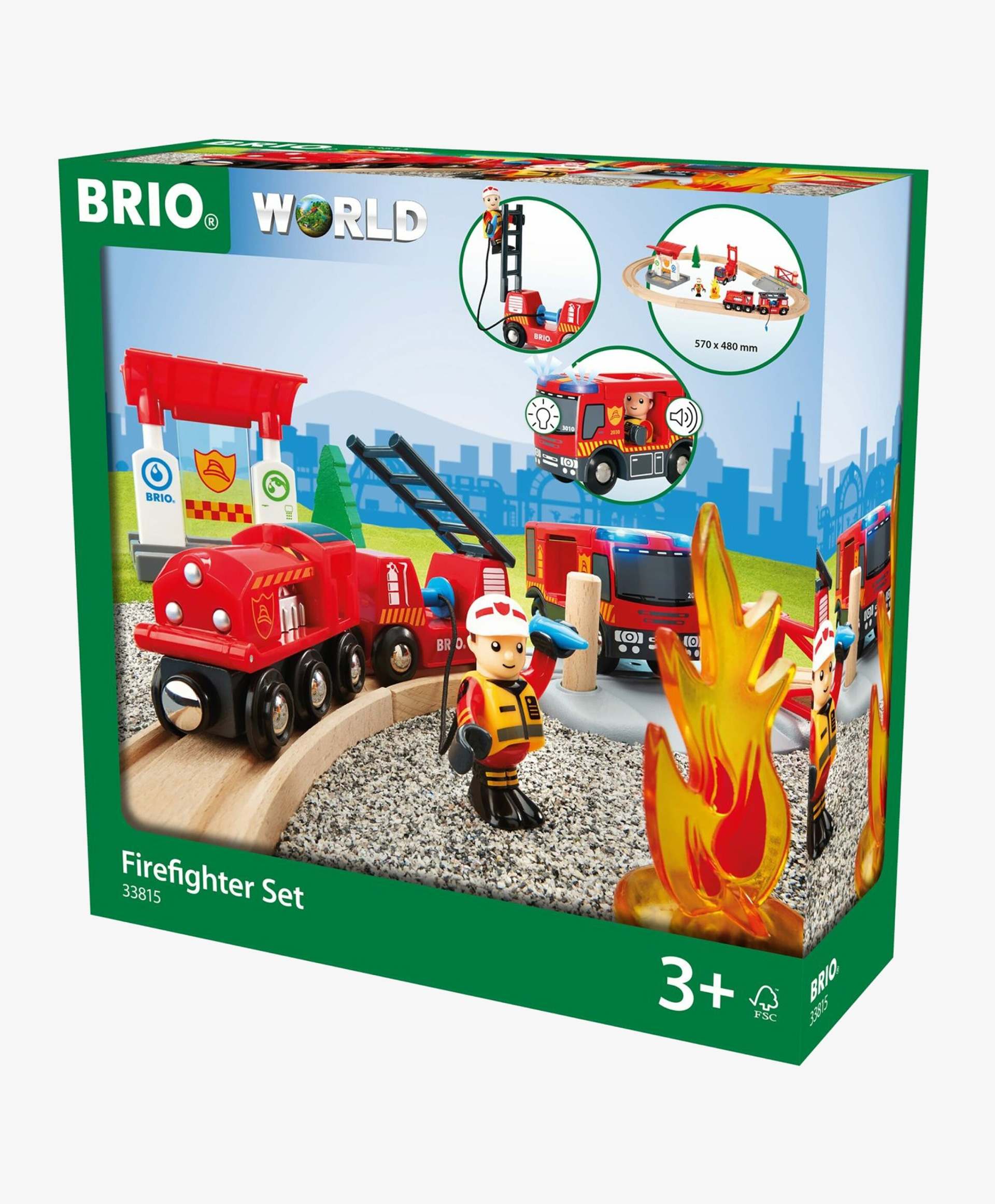 фото Игровой набор brio пожарная станция