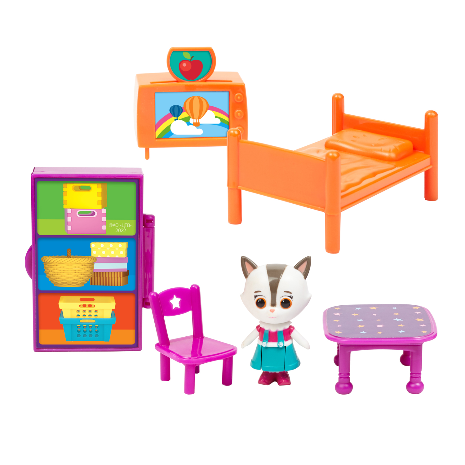 фото Игрвой набор кошечки-собачки комната