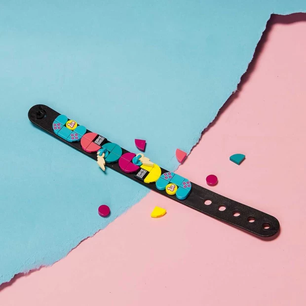 фото Lego dots конструктор браслет с шармами геймер