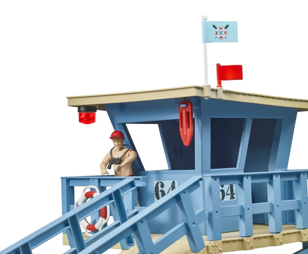фото Игровой набор спасательная станция с водным мотоциклом bruder