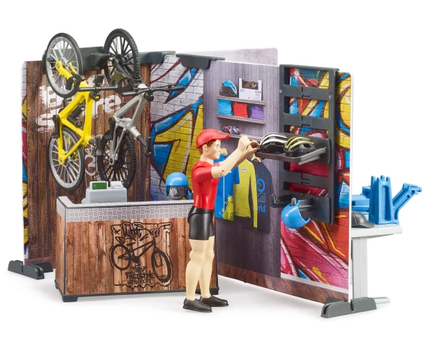 фото Игровой набор велосипедный магазин bruder