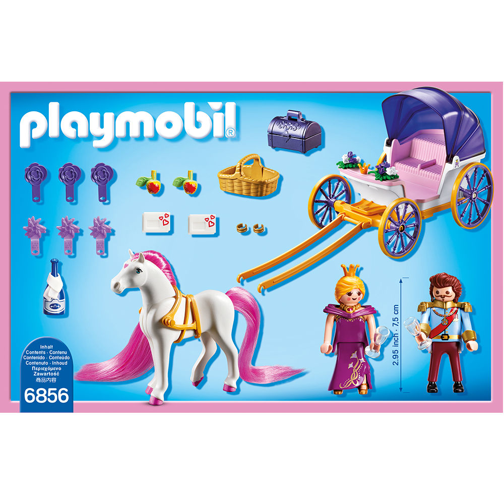 фото Конструктор playmobil замок принцессы: королевская чета с каретой