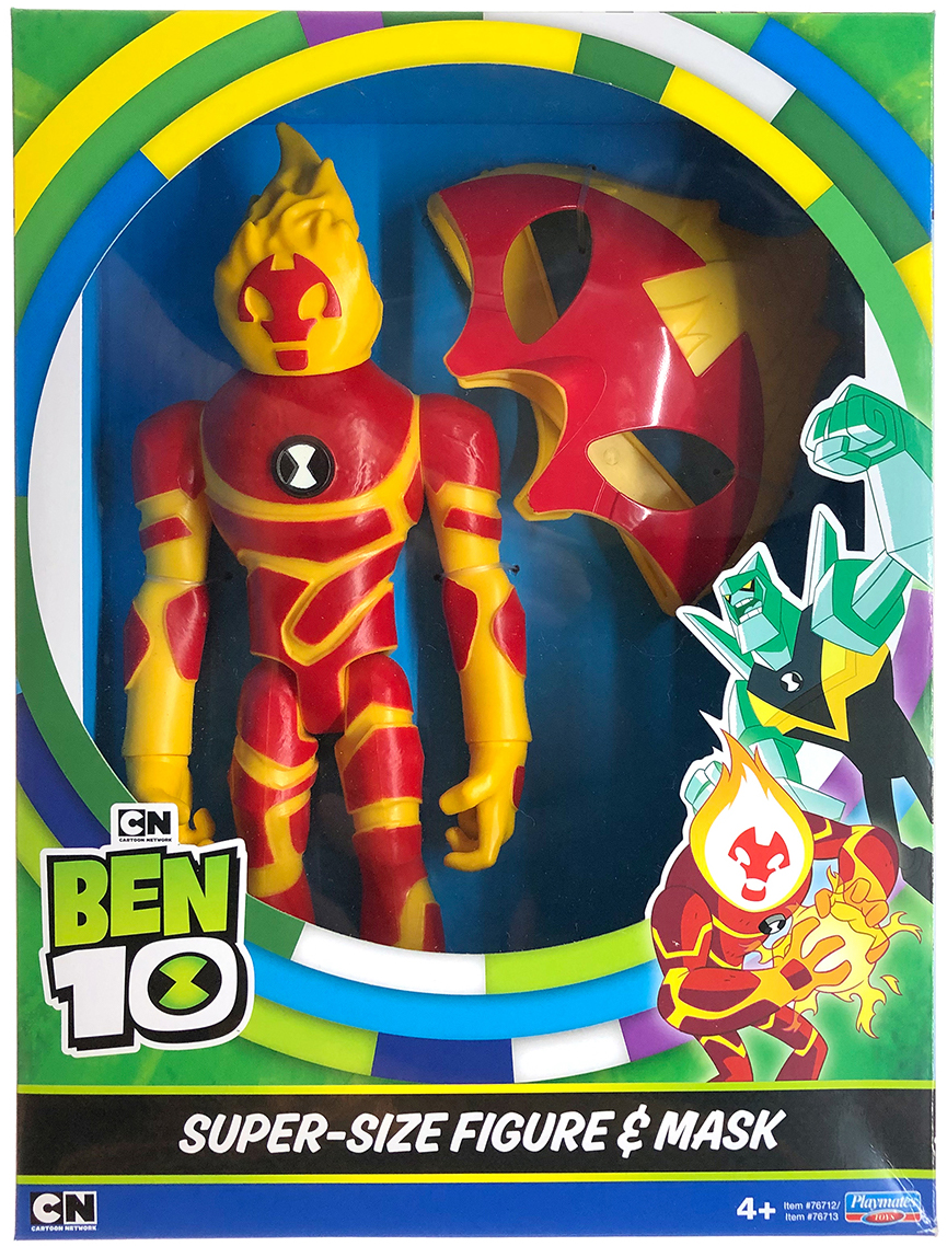 фото Ben 10 игровой набор человека-огня (фигурка xl + маска) ben-10