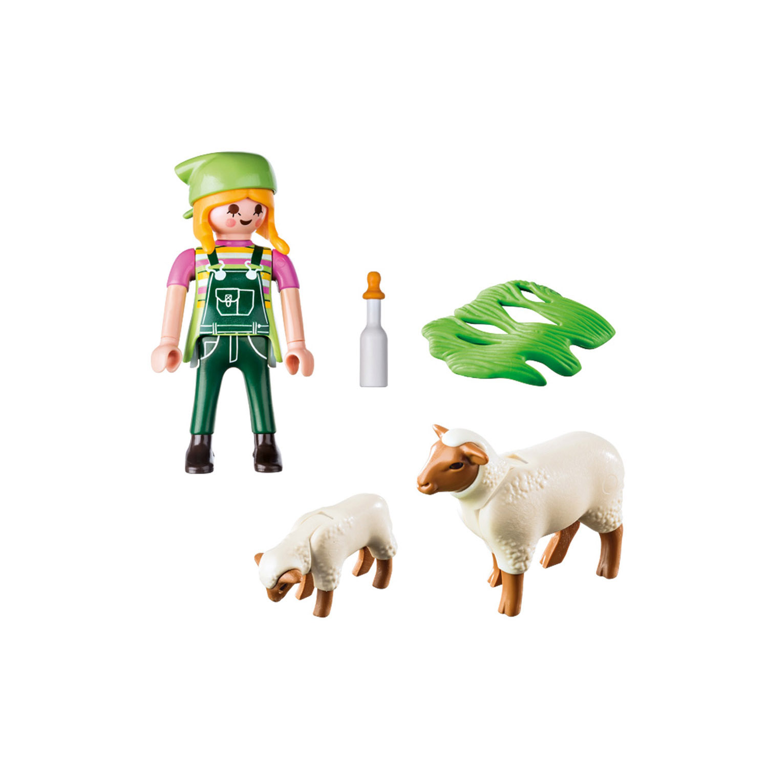 фото Конструктор playmobil экстра-набор: фермер с овцами