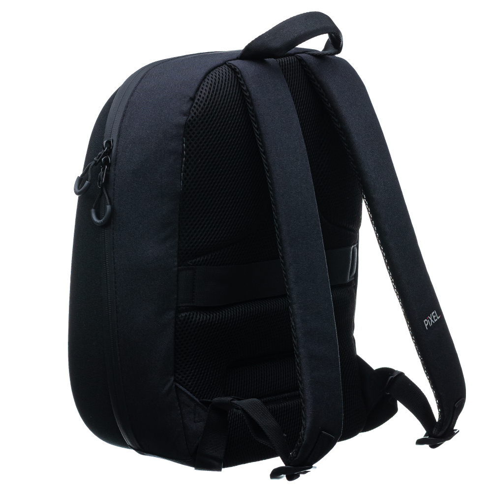 фото Pixel bag рюкзак с led-дисплеем pixel one - black moon (чёрный)