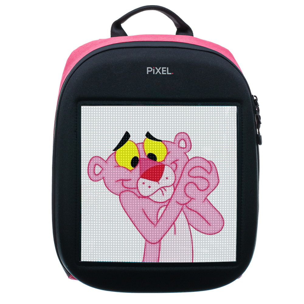 фото Pixel bag рюкзак с led-дисплеем pixel one - pinkman (розовый)