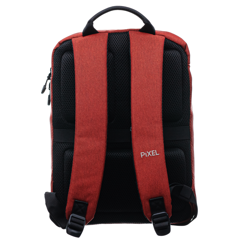 фото Pixel bag рюкзак с led-дисплеем pixel plus - red line (бордовый)