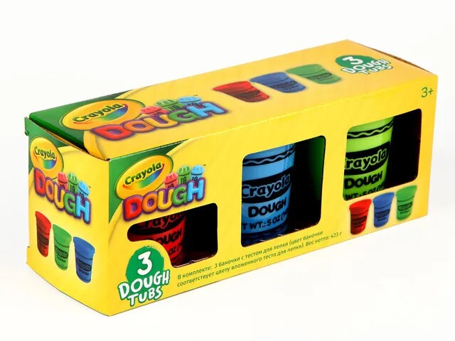 фото Crayola игровой набор &quot;мини&quot;, тесто для лепки