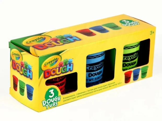 фото Crayola игровой набор "мини", тесто для лепки