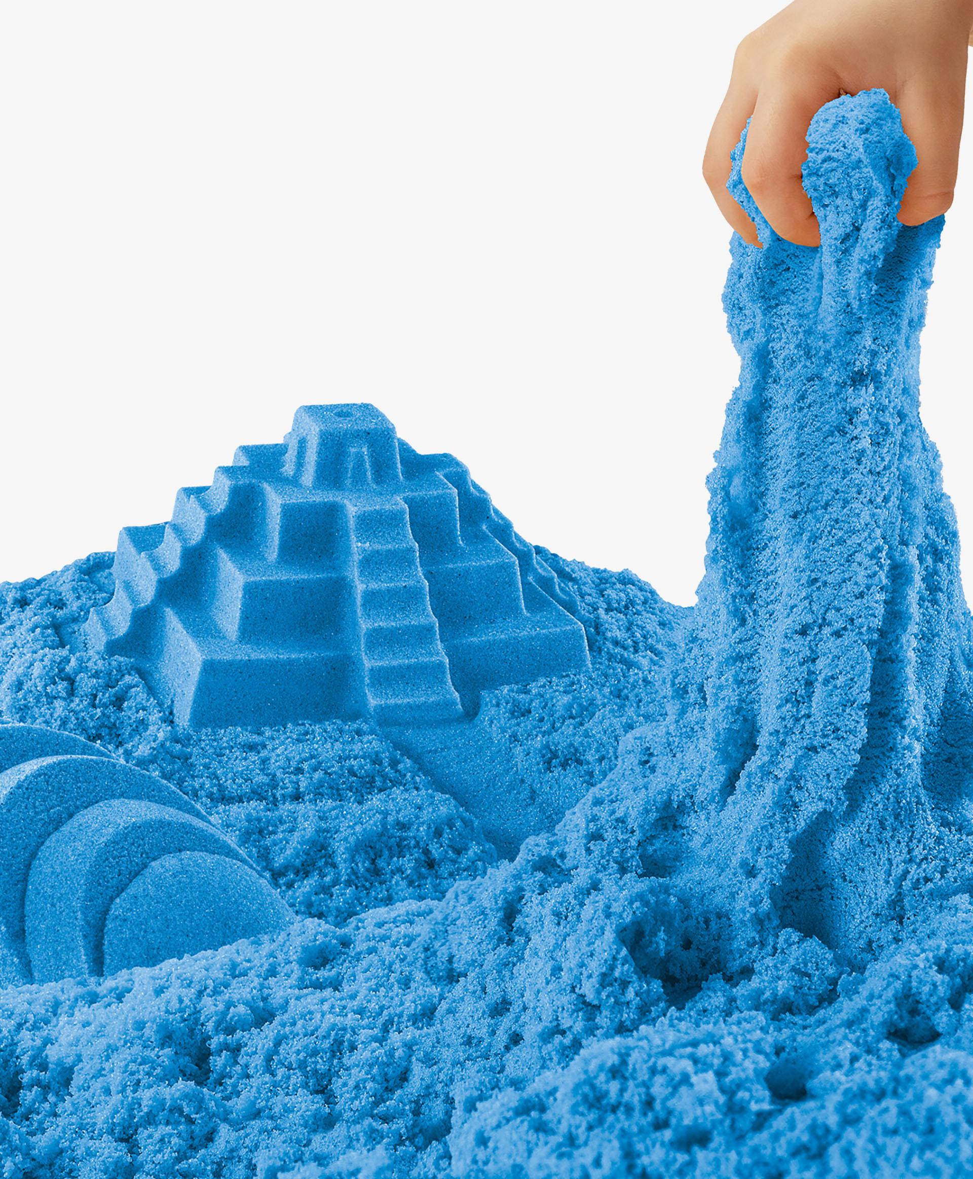 фото Кинетический космический песок 500 гр, дой-пак, синий
