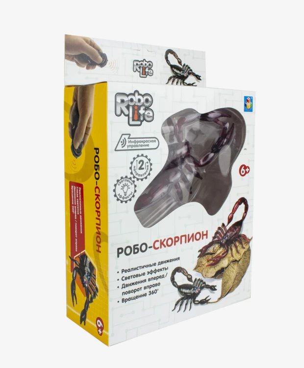 фото Игрушка 1toy робо-скорпион на ик управлении красный