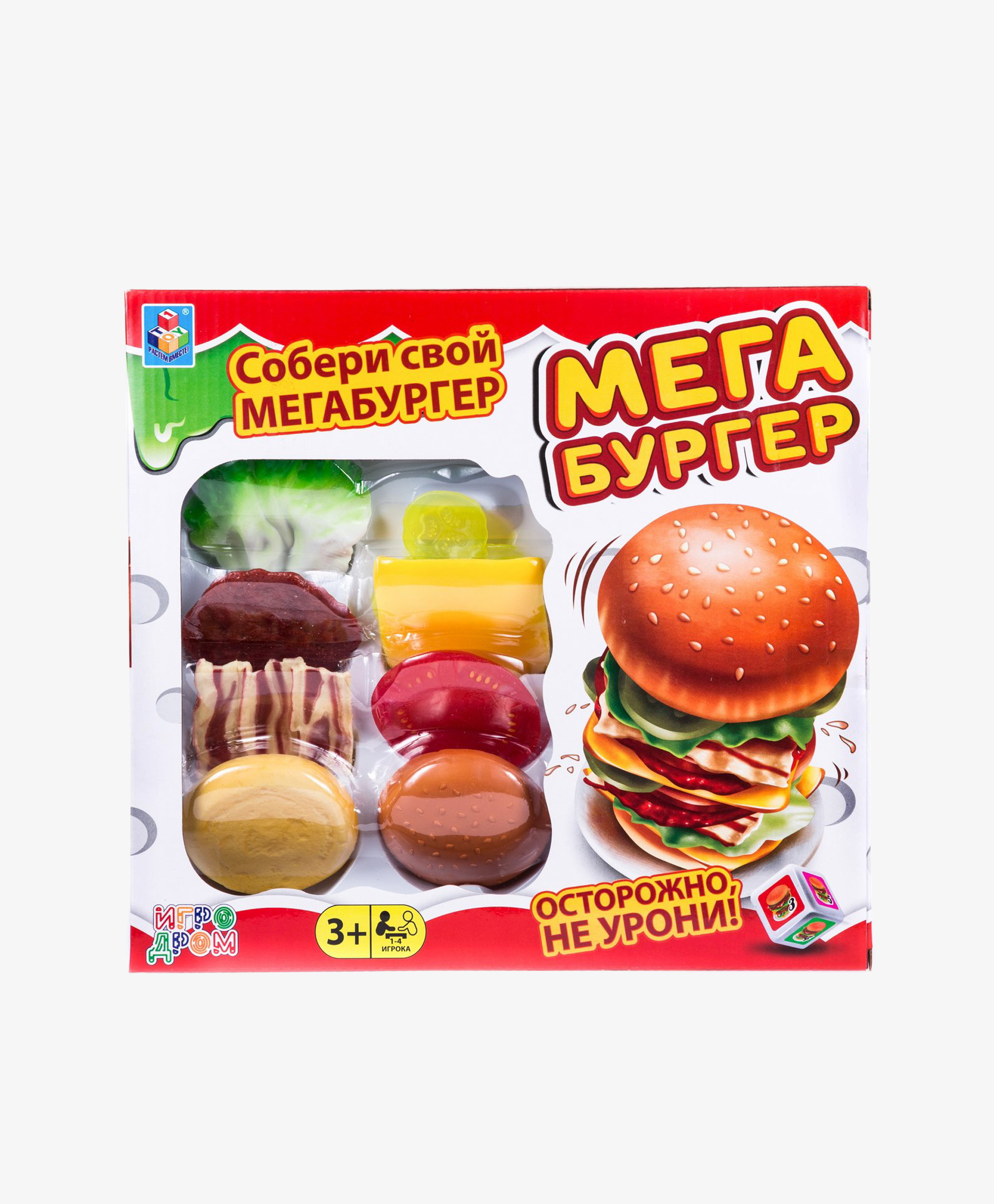 

Игра настольная 1TOY Мегабургер, Т13554