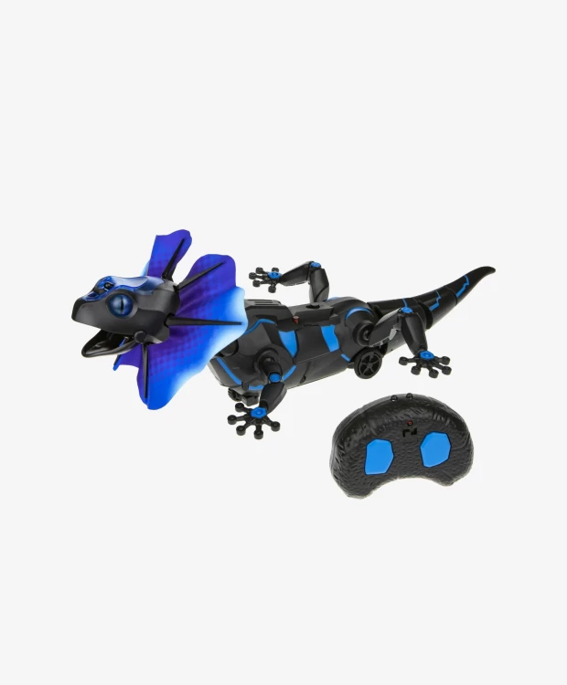 Игрушка 1TOY Робо-Ящерица на ИК управлении интерактивная игрушка 1toy робо кобра синяя на ик управлении со световыми эффектами
