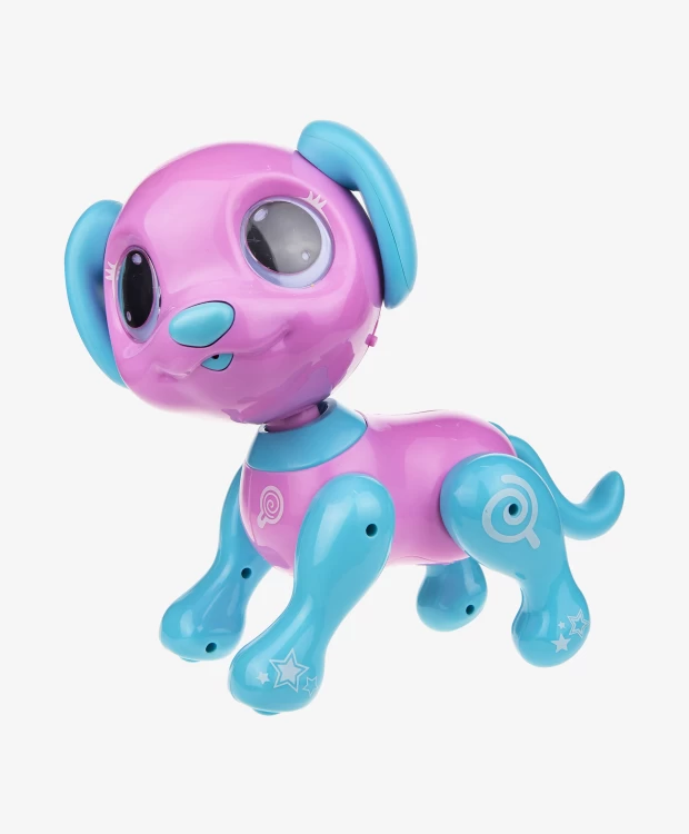 Интерактивная игрушка 1TOY Робо-пес розовый