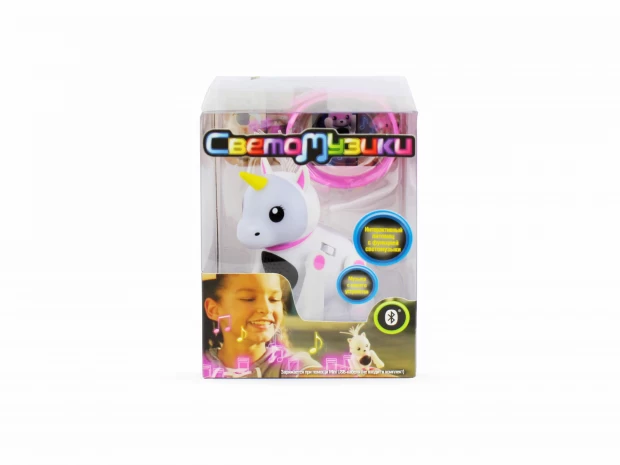 1Toy Светомузики интерактивный Единорог со звуком
