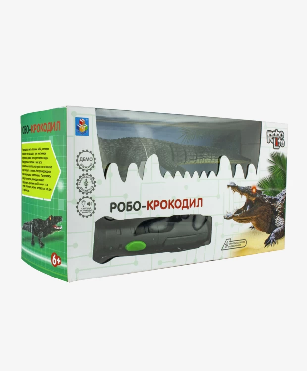 Игрушка 1TOY Робо-крокодил на ИК управлении