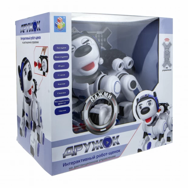 1TOY Радиоуправляемый робот-щенок "Дружок"