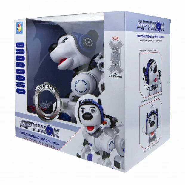 1TOY Радиоуправляемый робот-щенок "Дружок"