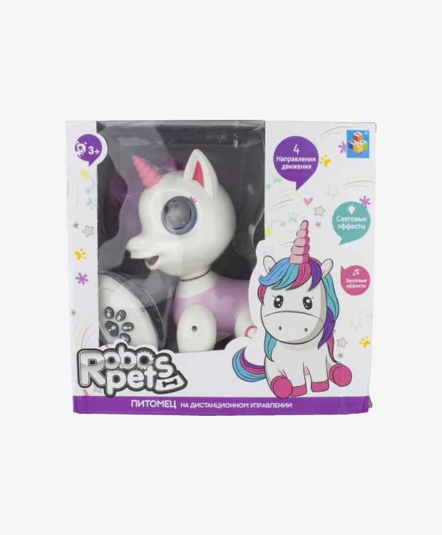 Игрушка интерактивная 1TOY Robo Pets Единорог
