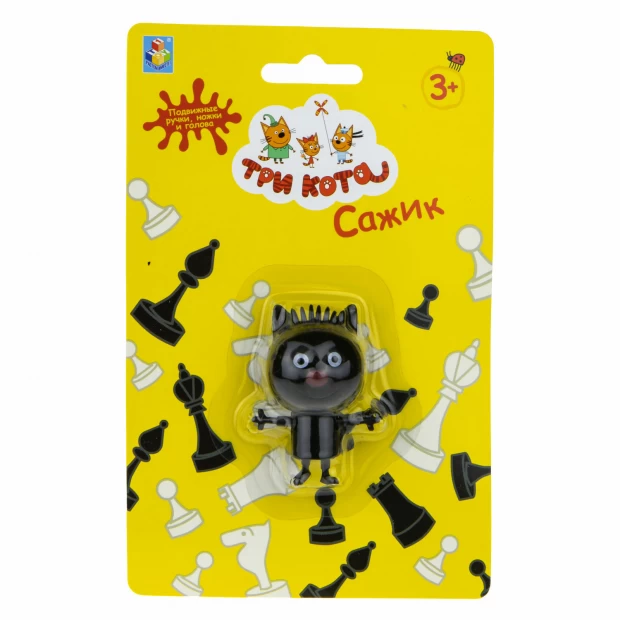 фото 1toy фигурка "три кота" - сажик