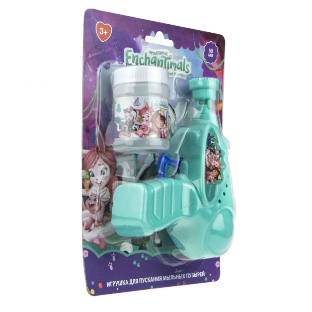 Пистолет для мыльных пузырей Enchantimals механический
