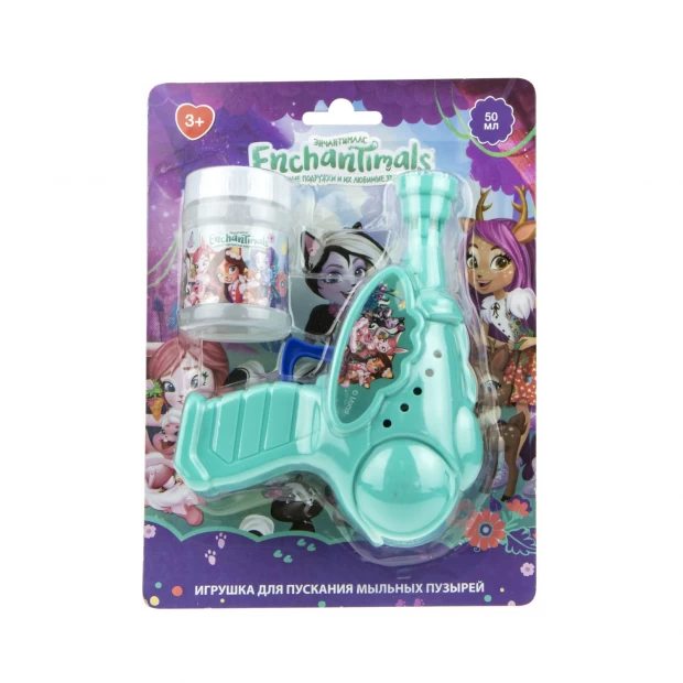 Пистолет для мыльных пузырей Enchantimals механический