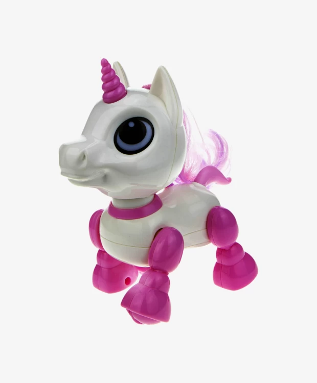 Интерактивная игрушка 1TOY Робо-единорог розовый - фото 1