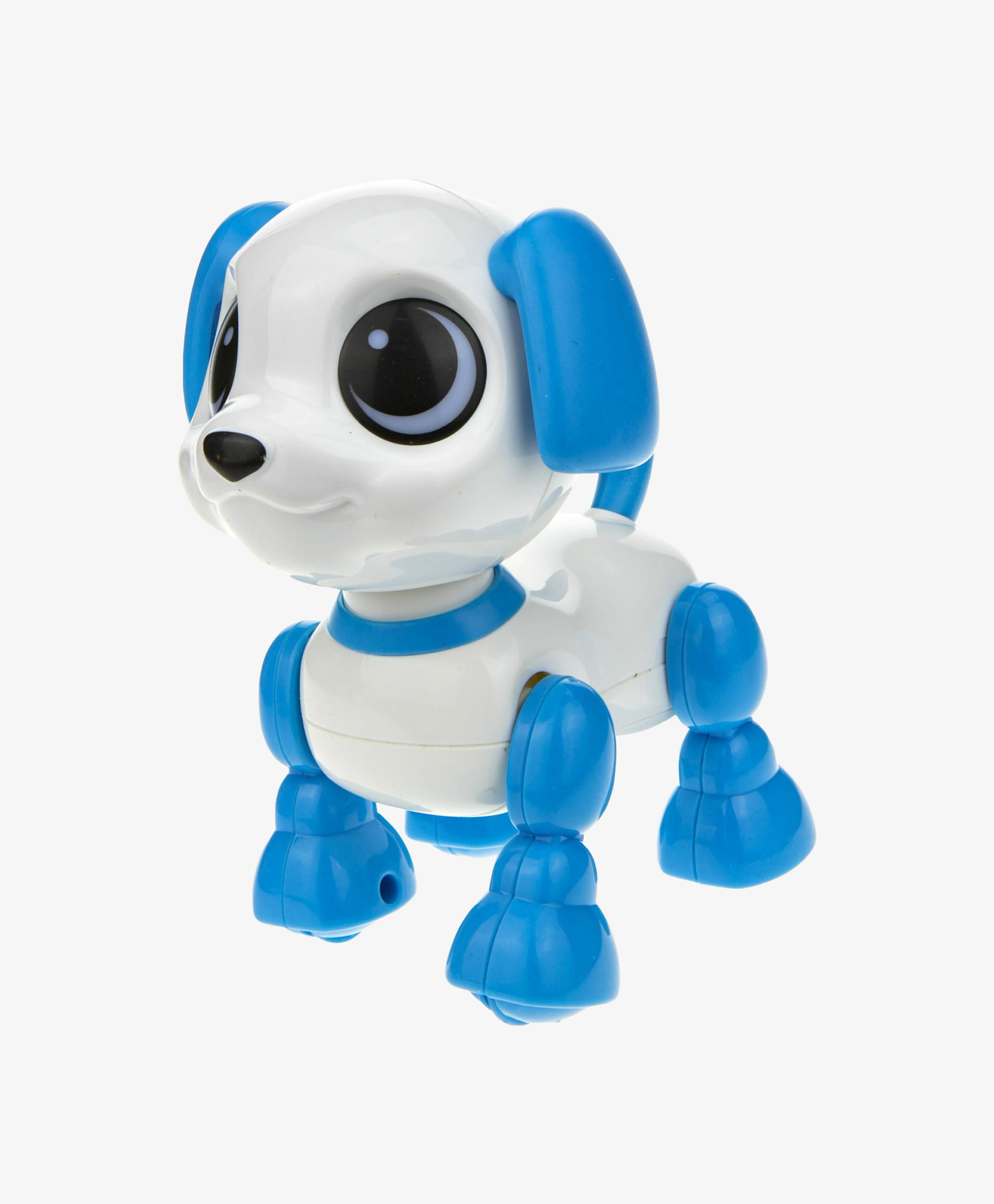 Интерактивная игрушка 1TOY Робо-щенок бело-голубой
