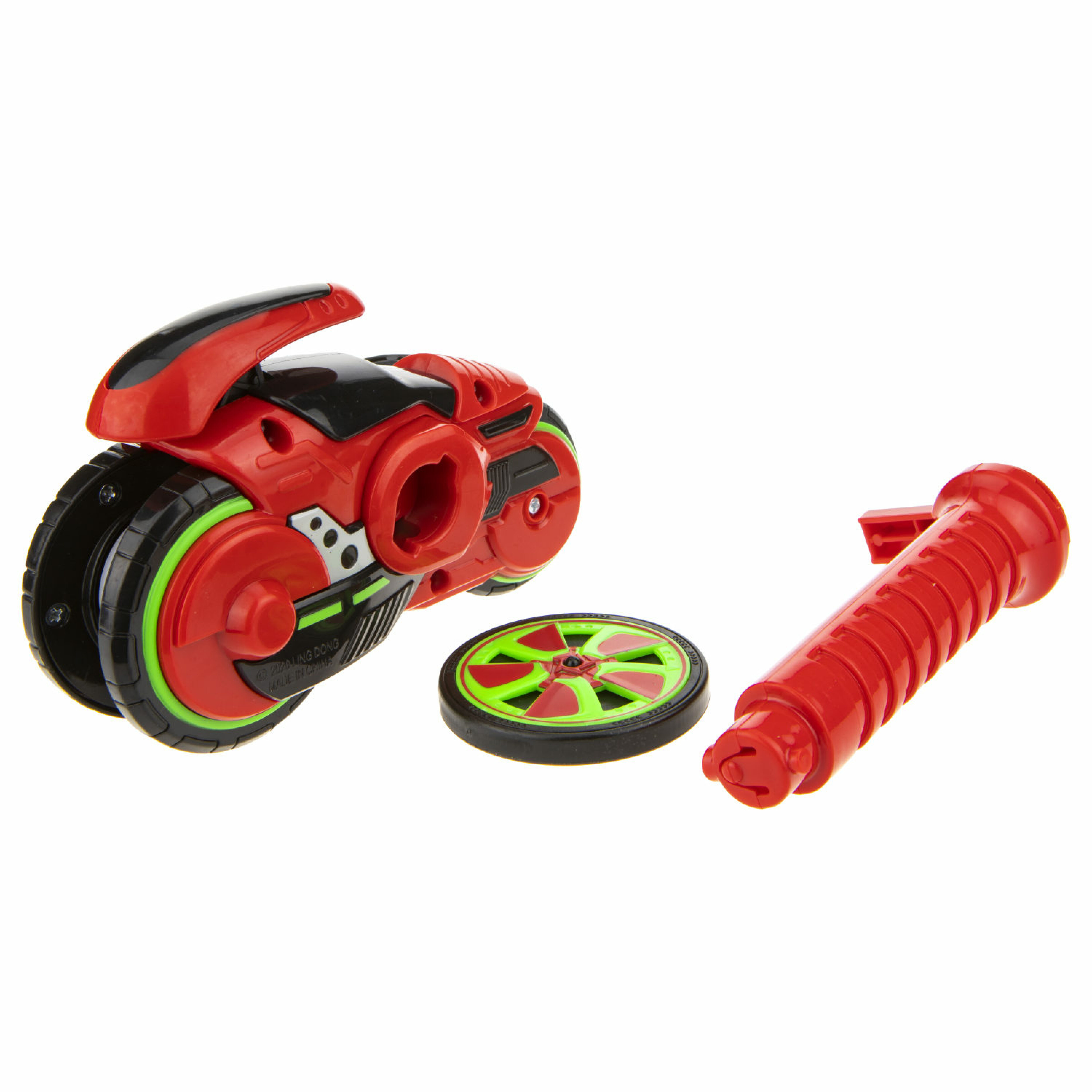 фото Hot wheels spin racer &quot;огненный фантом&quot; (пуск. механизм с диском, 12 см, коробка, красный) gulliver toys