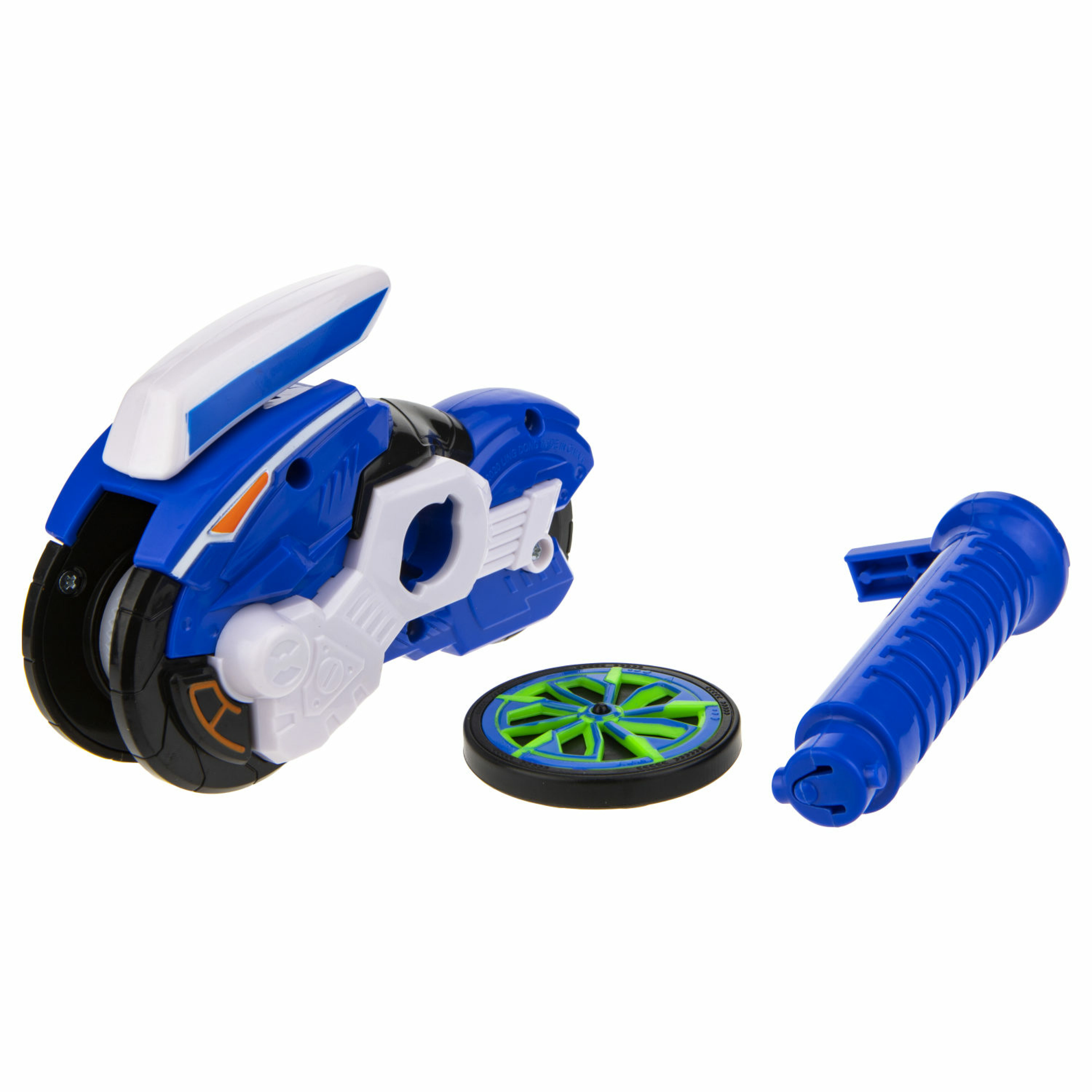 фото Hot wheels spin racer &quot;ночной форсаж&quot; (пуск. механизм с диском, 12 см, коробка, синий) gulliver toys