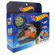 Hot Wheels Spin Racer "Рыжий Ягуар" (пуск. механизм с диском, 12 см, коробка, оранжевый)