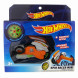 Hot Wheels Spin Racer "Рыжий Ягуар" (пуск. механизм с диском, 12 см, коробка, оранжевый)