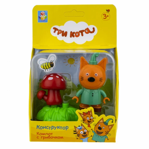 фото 1toy конструктор "компот с грибочком" три кота