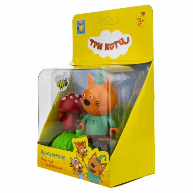 фото 1toy конструктор "компот с грибочком" три кота