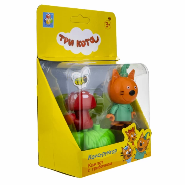 фото 1toy конструктор "компот с грибочком" три кота