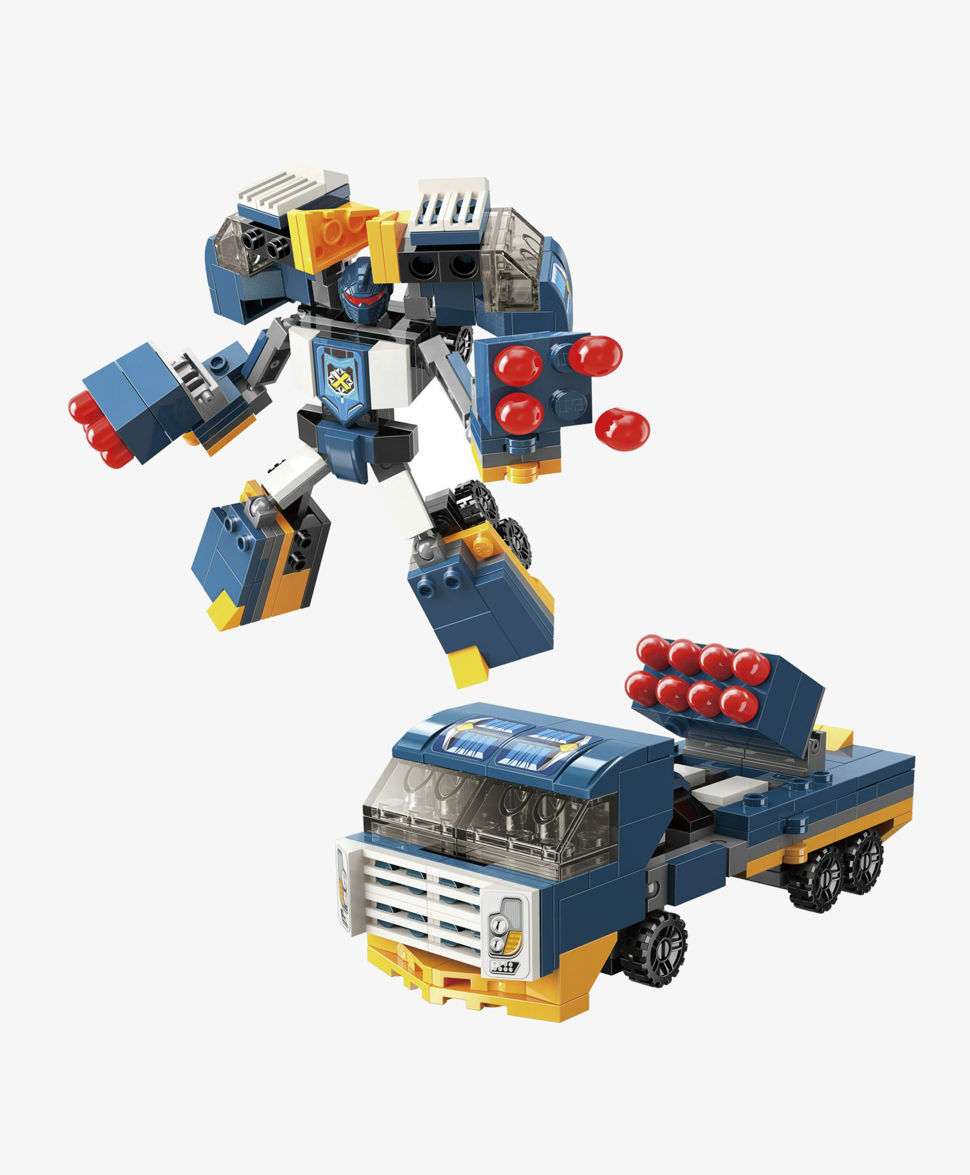 Конструктор 1TOY Blockformers Transbot Ураган-Скайбот