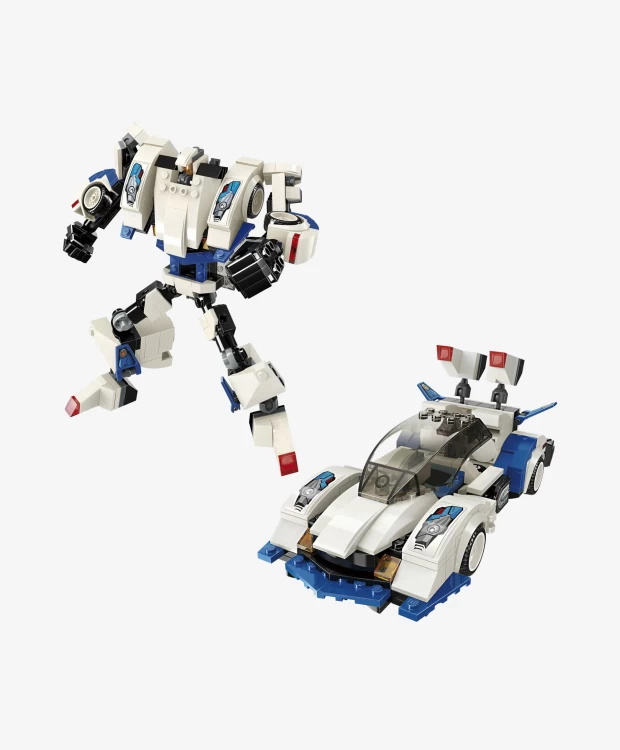 Конструктор 1TOY Blockformers Transbot Суперкар-Спэйсфайтер игрушка конструктор 1toy blockformers сказочные пони