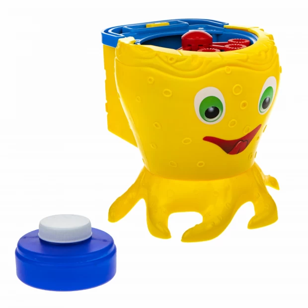 

1TOY Игрушка для пускания мыльных пузырей Жёлтый осьминог