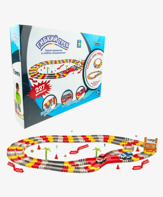 Гибкий трек 1TOY Гонки