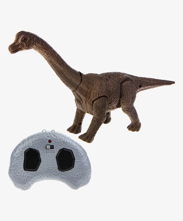 Интерактивная игрушка 1TOY Робо-Брахиозавр игрушка 1toy робо крокодил на ик управлении