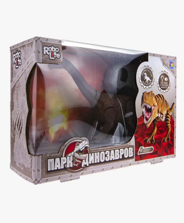 Интерактивная игрушка 1TOY Робо-Брахиозавр