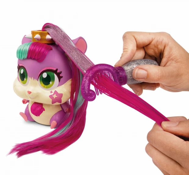 фото 1toy игровой набор стильные питомцы хомячок хлоя с "растущими" волосами