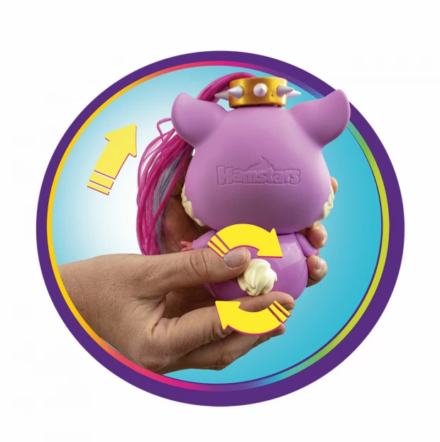 фото 1toy игровой набор стильные питомцы хомячок хлоя с "растущими" волосами