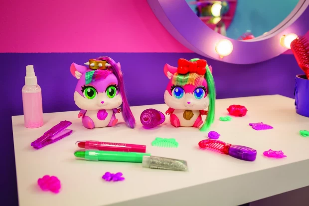 фото 1toy игровой набор стильные питомцы хомячок хлоя с "растущими" волосами