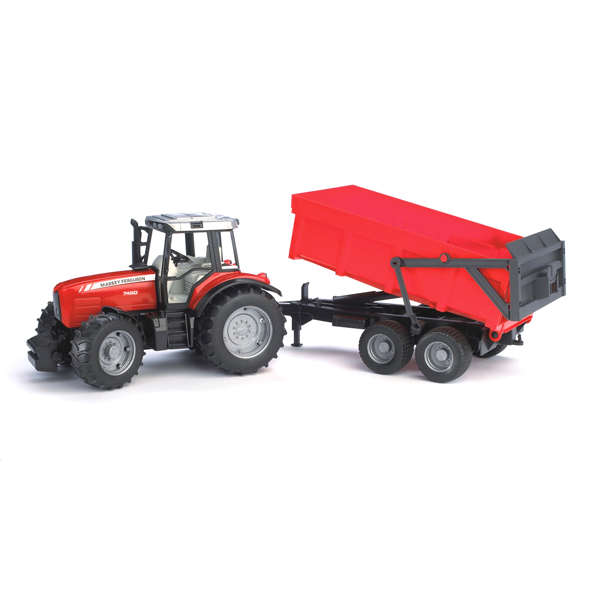 

Bruder Трактор с прицепом-самосвалом Massey Ferguson 7480, 02-045