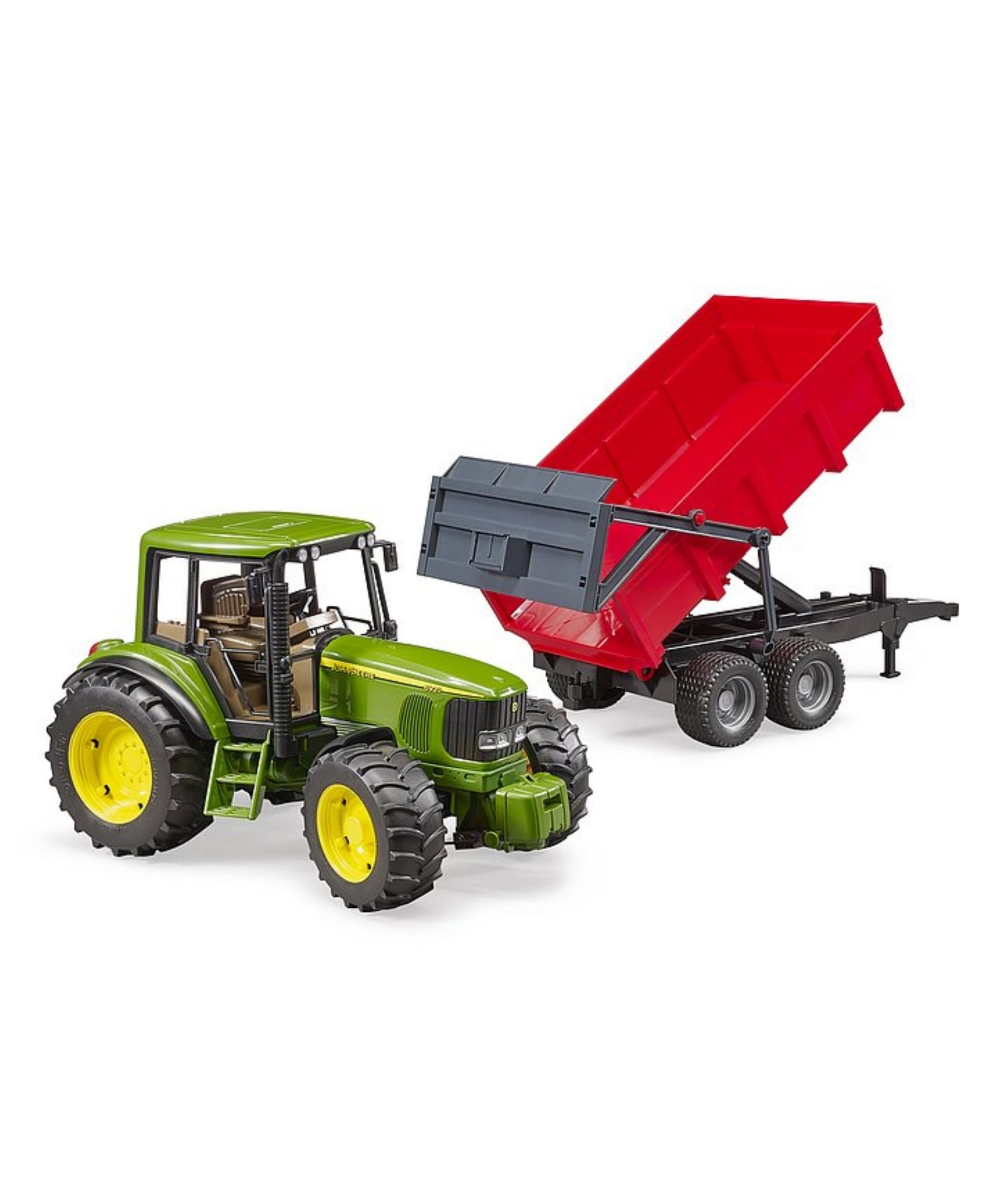 

Трактор John Deere с прицепом самосвалом, 02-057