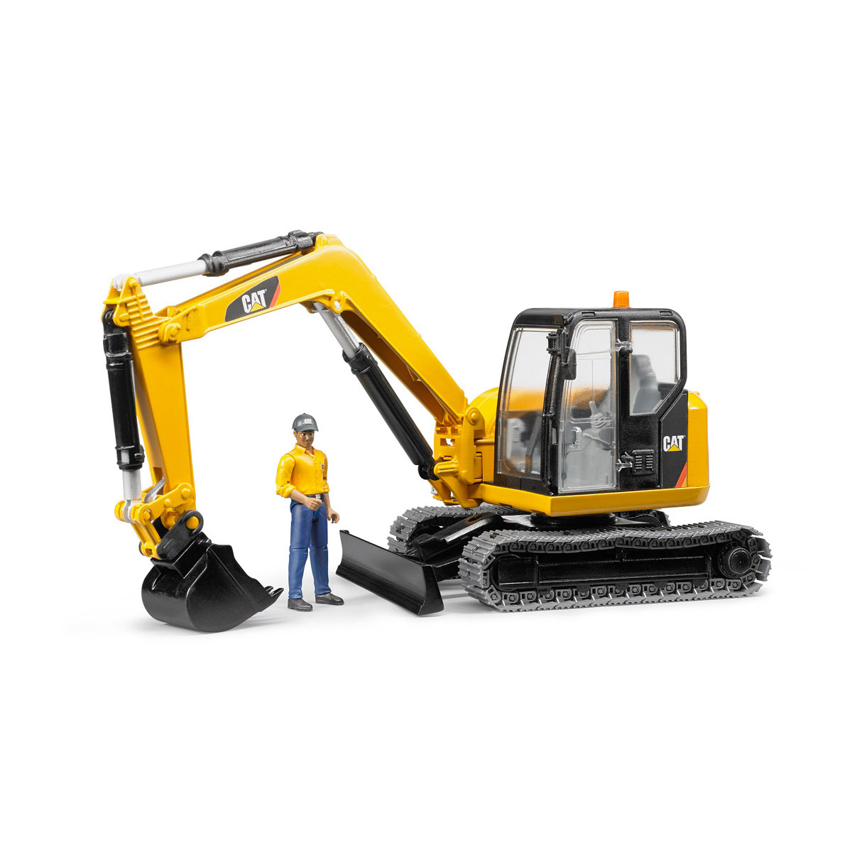 

Bruder Мини Экскаватор CAT с рабочим, 02-466