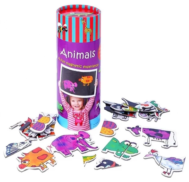 The Purple Cow Настольная игра Животные, пазлы, магнитная животные лото настольная оригинальная магнитная игра the purple cow