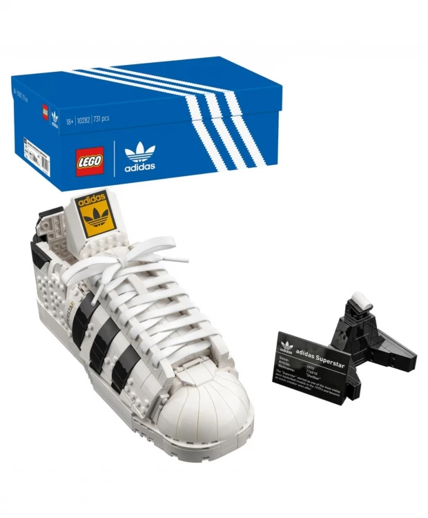 LEGO Icons Конструктор Кроссовки adidas Originals Superstar